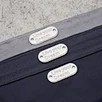 Metal Label Patches for Clothing Laser Engraved OEM Custom Branding​​